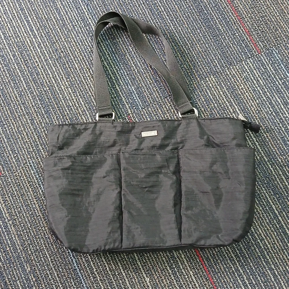 Baggallini black diaper bag